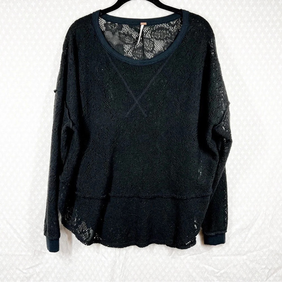 Free People Tops - Free People Black Not Cold In This Floral Top
